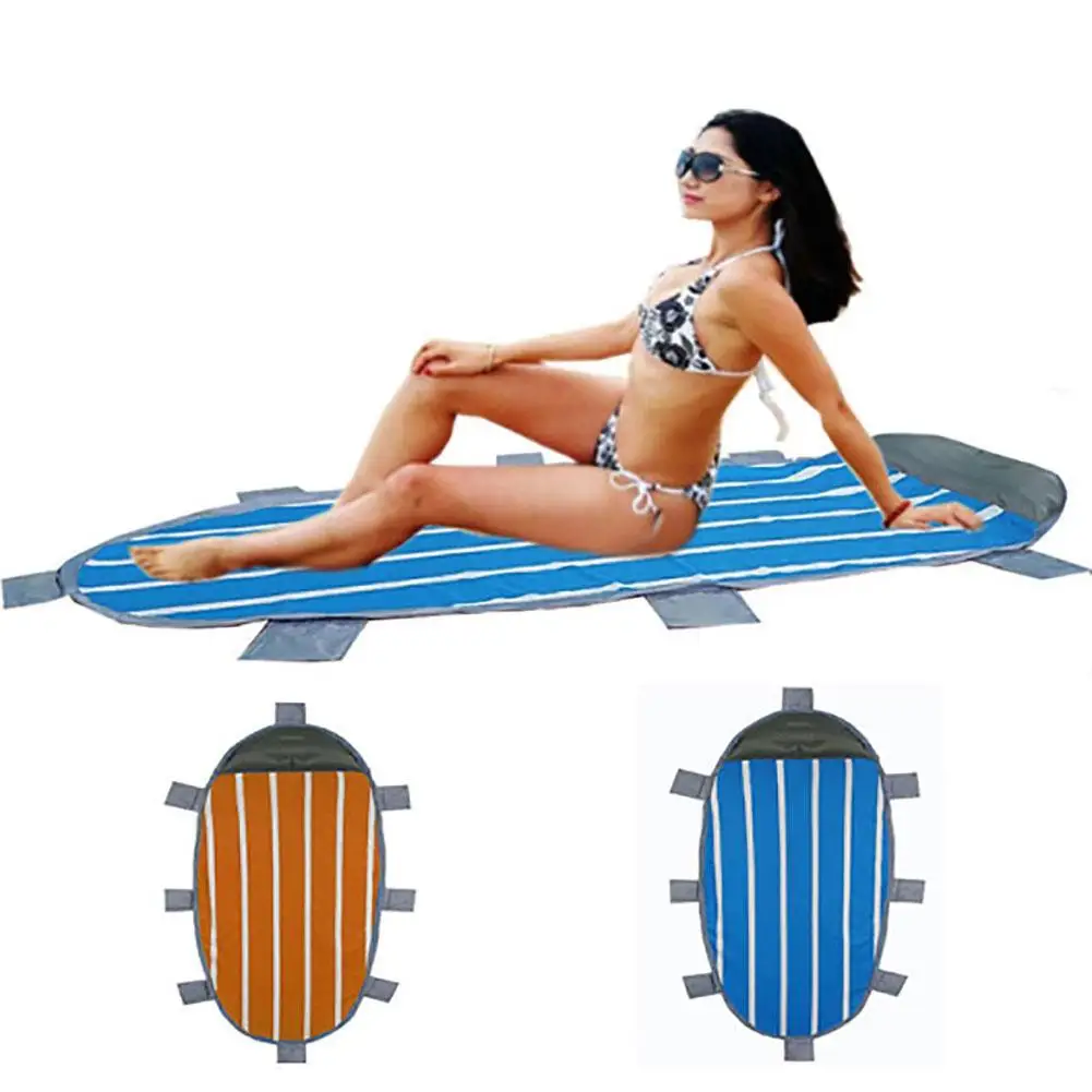 

Turtle Shape Sand-proof Outdoor Picnic Camping Beach Mat Carpet Moisture-Proof Cushion With Inflatable Pillow Camping Supplies