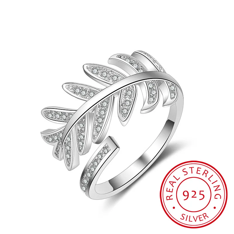 925 пробы серебряные кольца для женщин мозаика из фианита регулируемые S R205|Кольца|