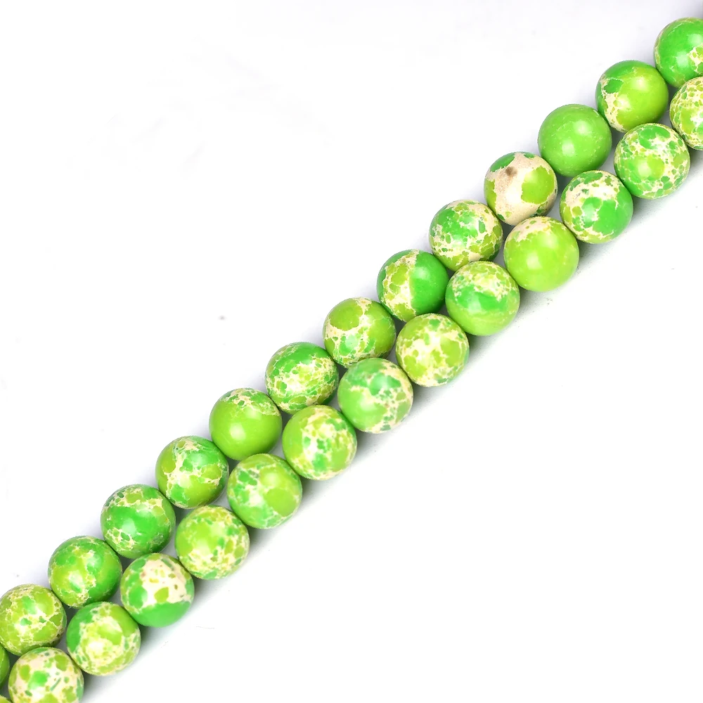 Asingeloo морской осадочный бирюзовый имперский бисер прядь свободный натуральный