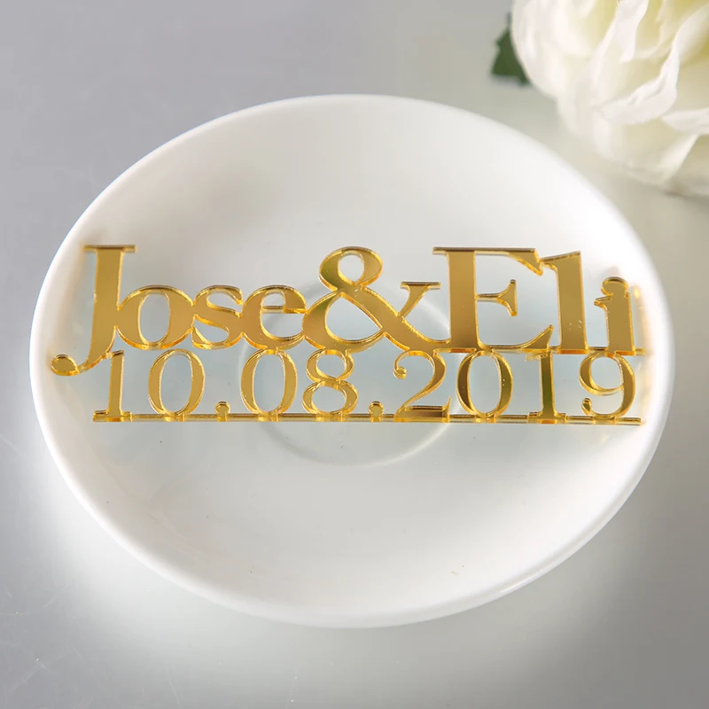XY-Gold Wedding Place Cards Personalized Acrylic Laser Cut Names name settings tags Signs | Дом и сад