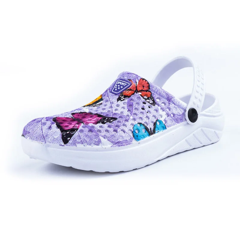 

Women Sandals Hole Flip Flop Beach Shoes Light Sandals Home Slippers Outdoor Summer Girl Wading Sneaker Leisure Hole Shoes