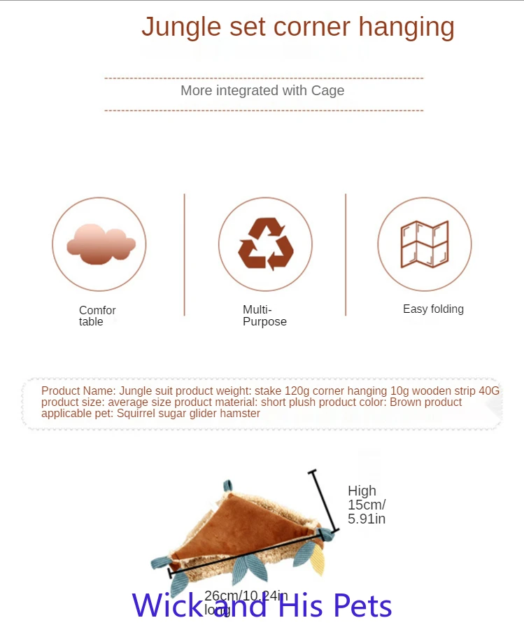 

Hamster Keeps Warm and Durable In Winter Hamster Accessories Guinea Pig Supplies Sugar Glider Accessories Ferret Accessories