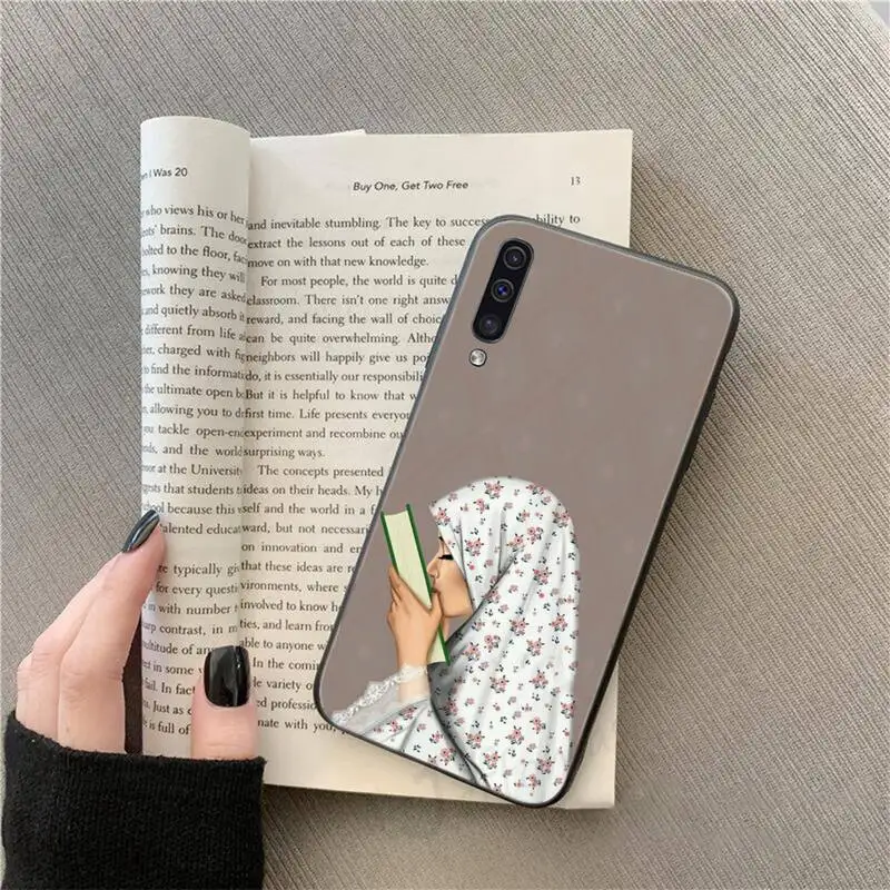 

Muslim Islamic Arabic Hijab Gril Eyes Phone Case For Samsung galaxy S 9 10 20 A 10 21 30 31 40 50 51 71 s note 20 j 4 2018 plus