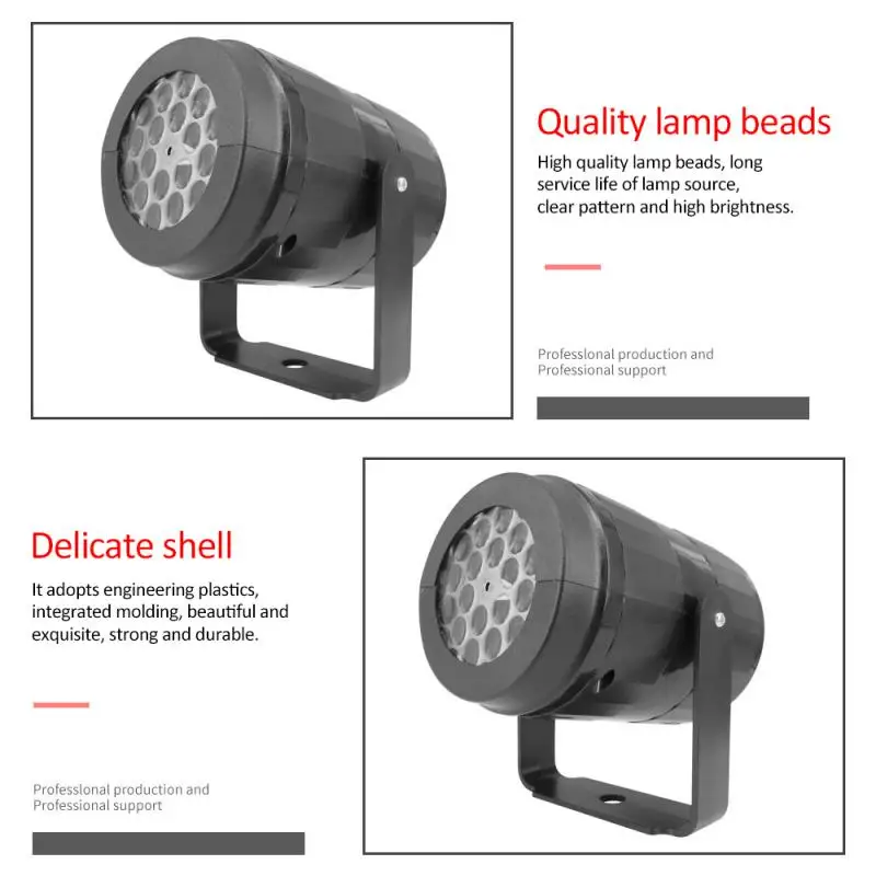 

Christmas Snowflake Laser Light US/EU/UK/AU Plug LED Rotating Stage Lamp Party DJ Lights Indoor/Outdoor Projection Light