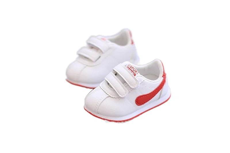 

Girls and Boys Leather Flat Shoes Sneakers Designed for Children Fashion Casual Baby Soft Shoes Baby LearnsTo WalkThe First Step