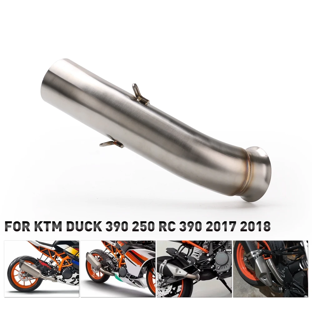 Для KTM аксессуары для мотоциклов DUKE 390 250 125 промежуточная выхлопная труба