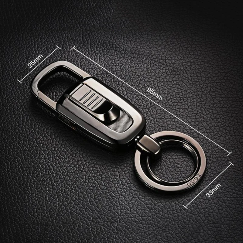 High-end Car Keychain Upscale Metal Men Auto Keyring Key Ring for Volvo Mazda Peugeot Toyota Suzuki Lexus KIA Tesla Subaru Honda |