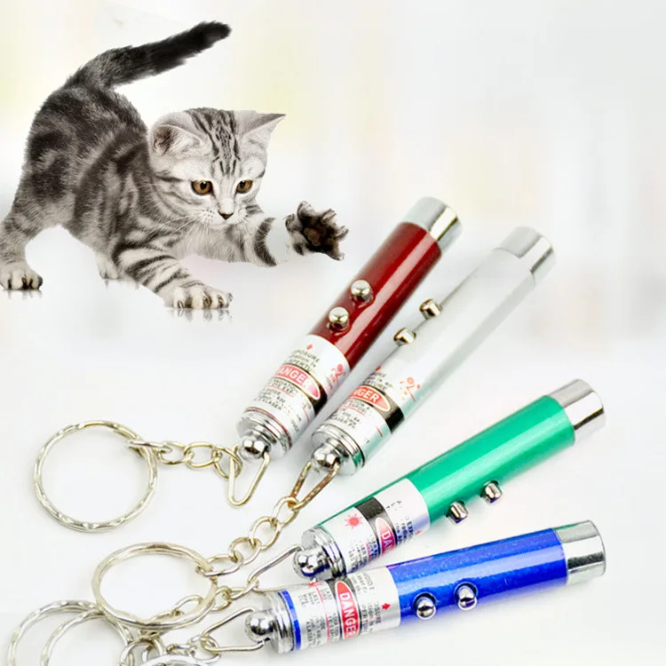 

Игрушка для кошек, светодиодный фонарь, красная лазерная указка, 2 × игрушка, мини 3 в 1, кошка, домашний питомец, лазерная стрелка