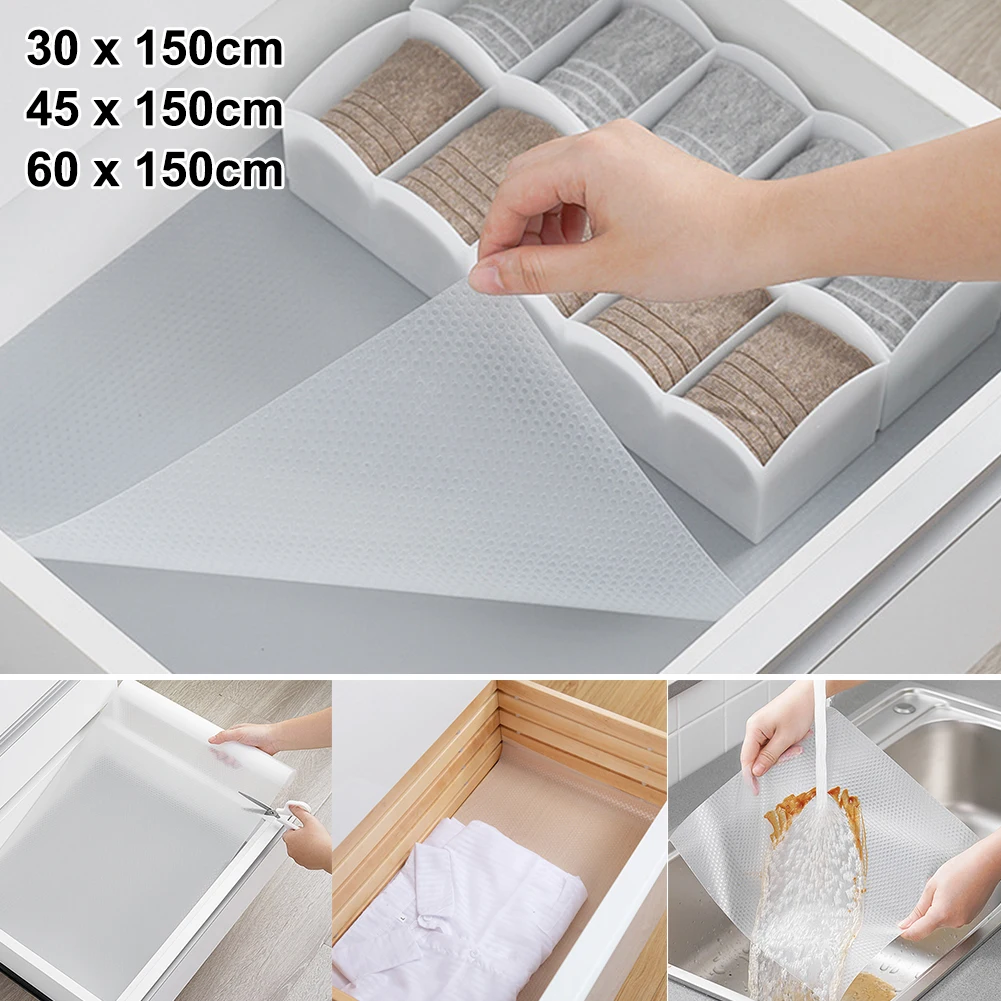 

Drawer mat Shelf Cover Liners Cabinet Mat oil-proof Liners non slip waterproof closet placemat Table Pad Paper