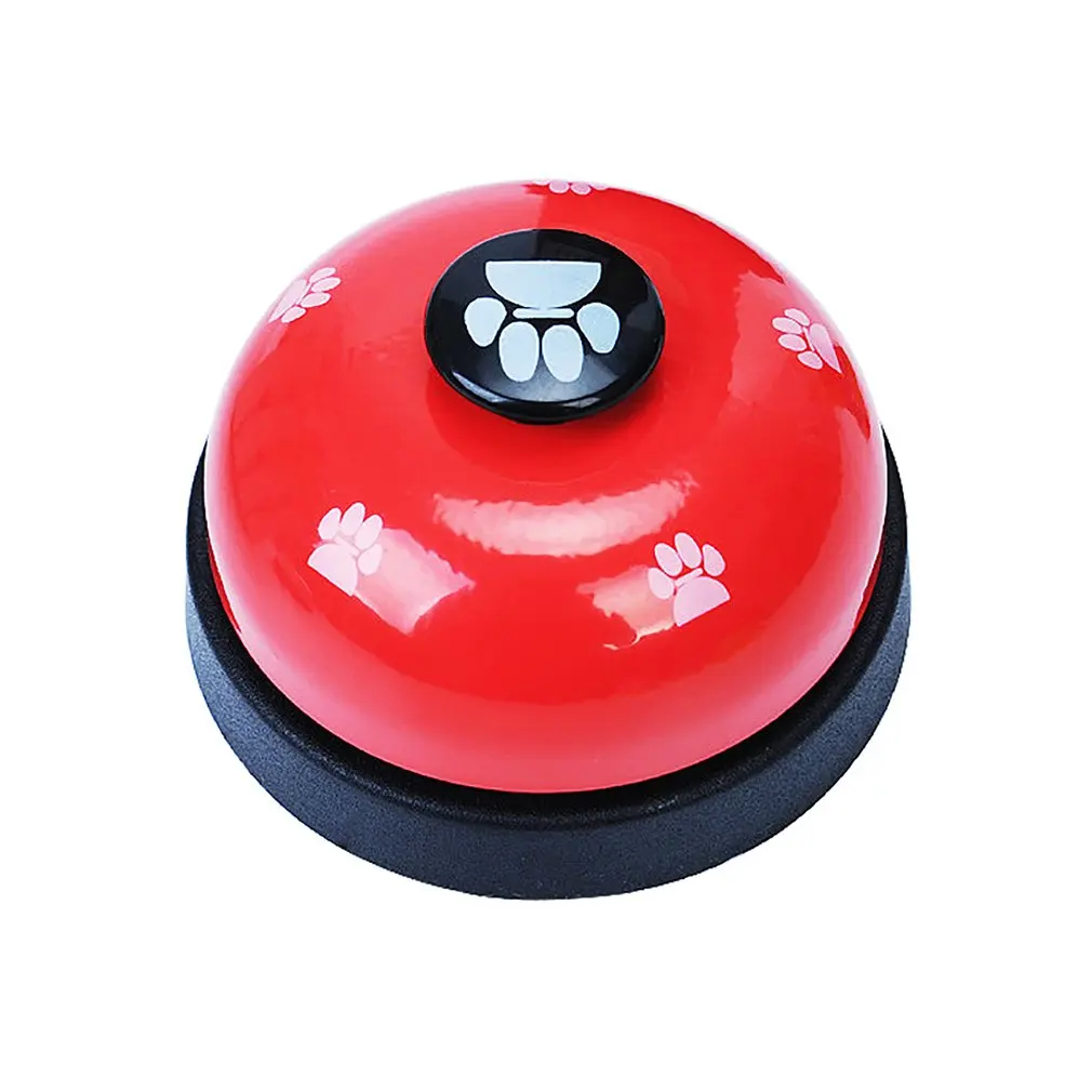 

Dog Bell Called Fun To Press Footprint printing Ring Unique Training Toy