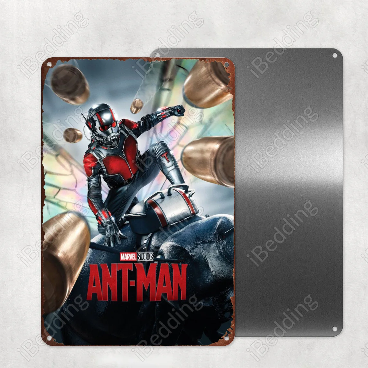 

Винтажные металлические знаки на заказ Ant Man, номерные знаки размером 20 х0 см, металлическая табличка в стиле ретро, украшение для дома