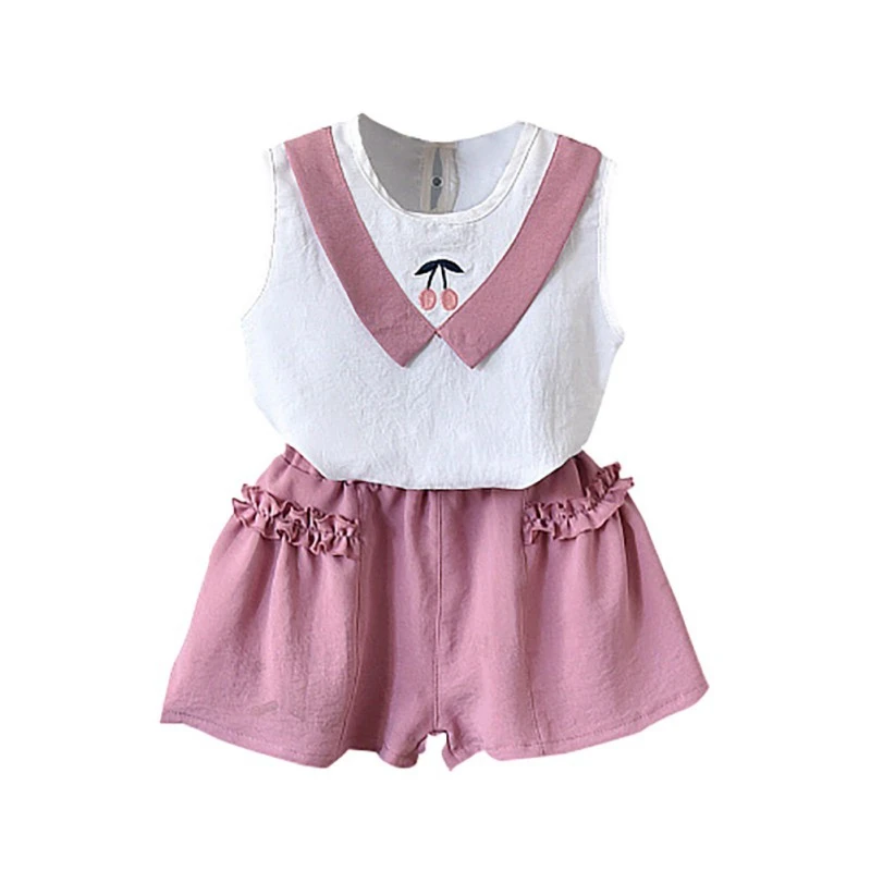 Пуловер оранжевый розовый цвет милая Летняя Повседневная футболка без рукавов с