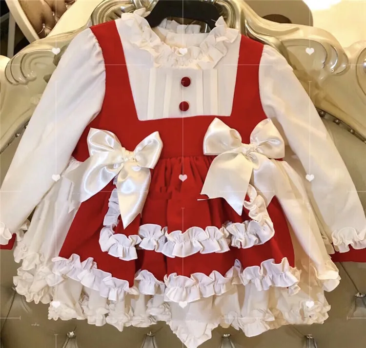 3 предмета эксклюзивное осенне-зимнее винтажное испанское платье принцессы для