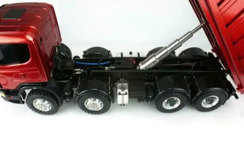 LESU 1/14 Масштаб RC DIY Sca 8*8 самосвал гидравлическая подъемная модель с светильник со звуком Радио контроллер ESC