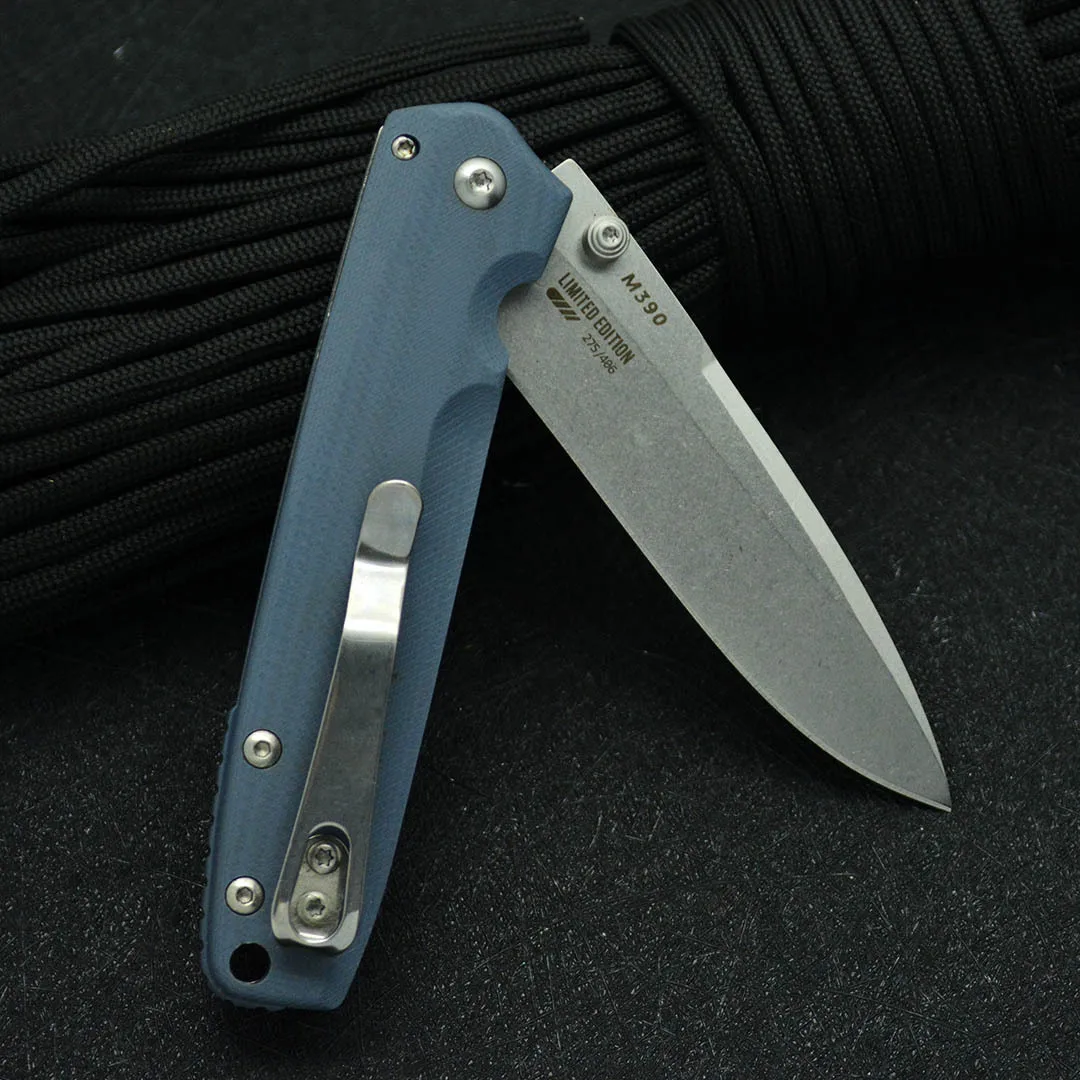 

Mini Benchmade 485 Folding Knife G10 Handle Outdoor Camping Self Defense High Quality Military Knives Pocket EDC Tool