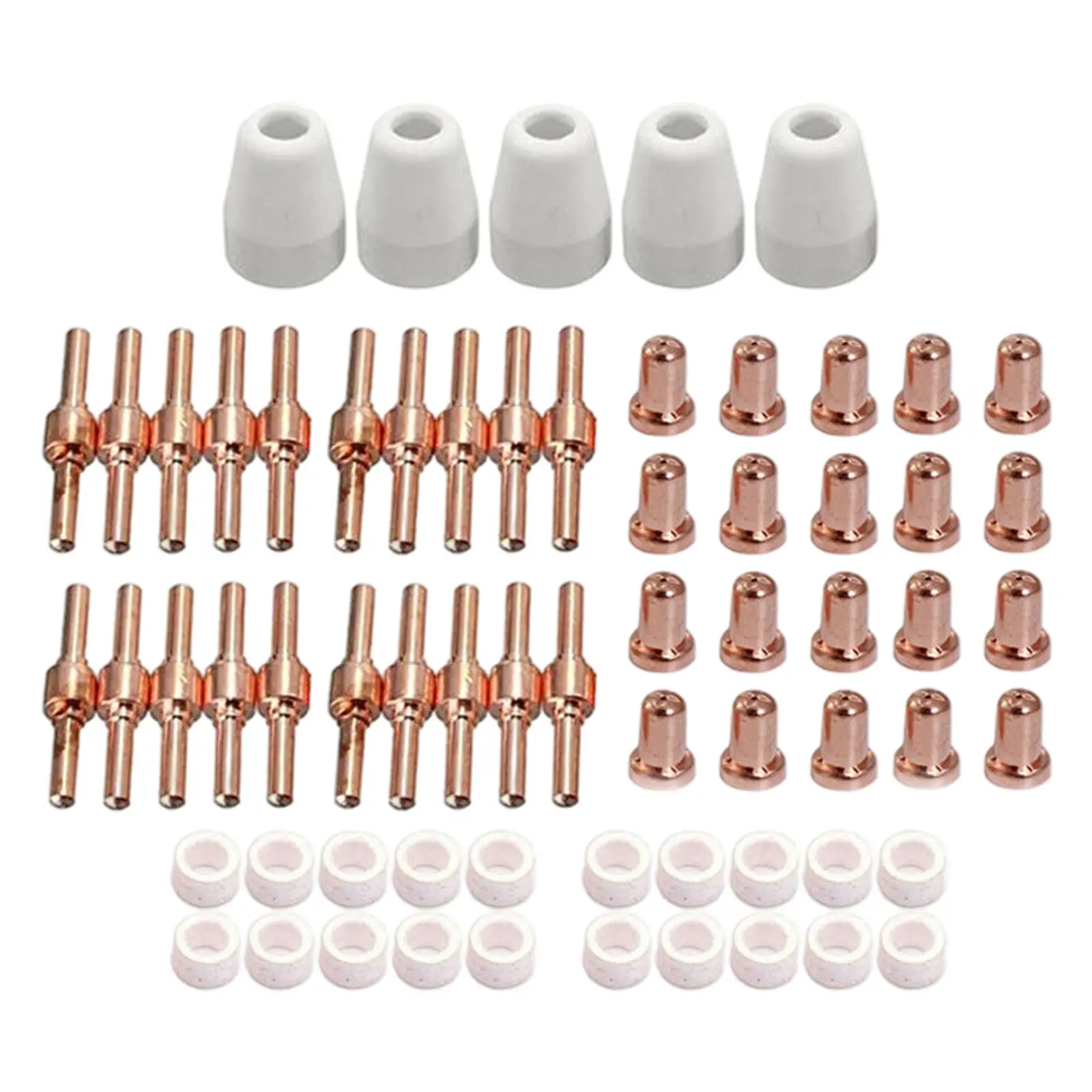 

Air Plasma Cutter Consumables Electrode Tips Nozzle Shield Cup Kit Fit for Longetivity Parts Accs