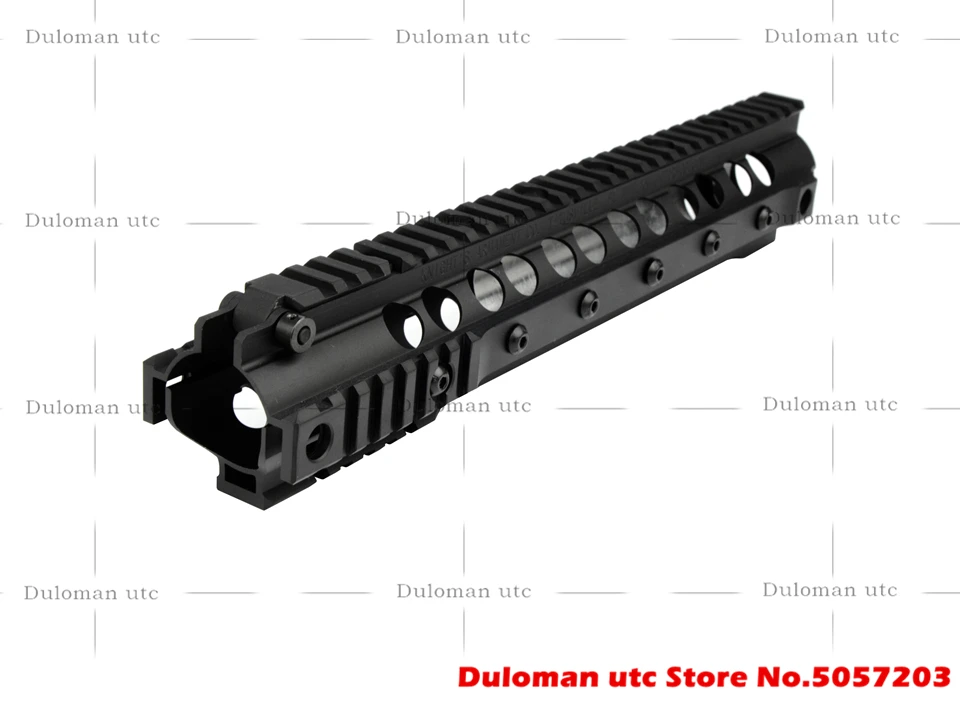 Duloman utc KAC SR-16 SR25 URX III& 3 Тактический поручень 12,5 дюймов с откидным фронтальным прицелом для страйкбола винтовок AEG/GBB - Цвет: Black
