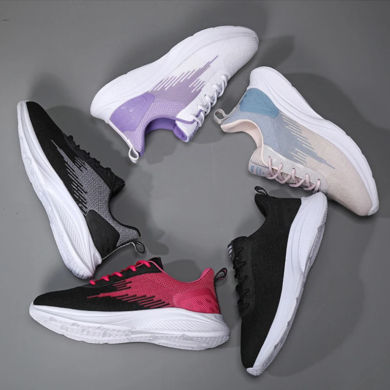 Couple Light Mens Women Running Shoes Comfortable Breathable Sneaker Casual Antiskid Wear-resistant jogging Sport basket femme