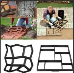 40 36*36 см Форма для садовых дорожек нестандартная модель бетонная ступенчатая