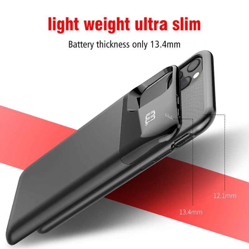 5500 мАч/5000 мАч Внешняя батарея зарядное устройство чехол для iPhone 11 Pro Max Power Bank