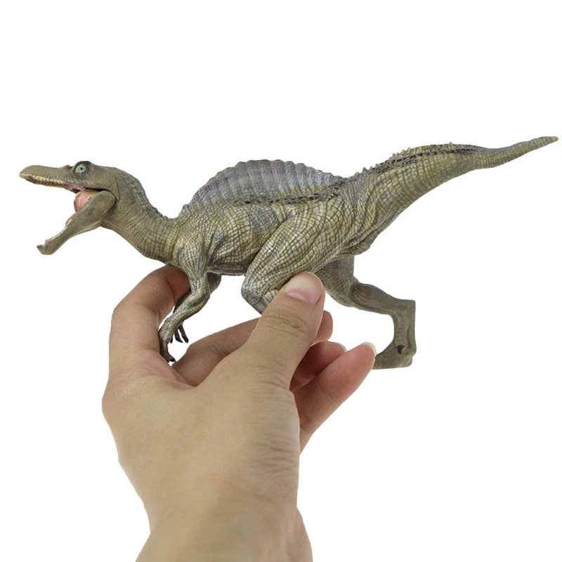 

Simulation Static Solid Wild Animal Model Ornaments Movable Jaw Spinosaurus Children Educational Props Scene Decoration Kids Din