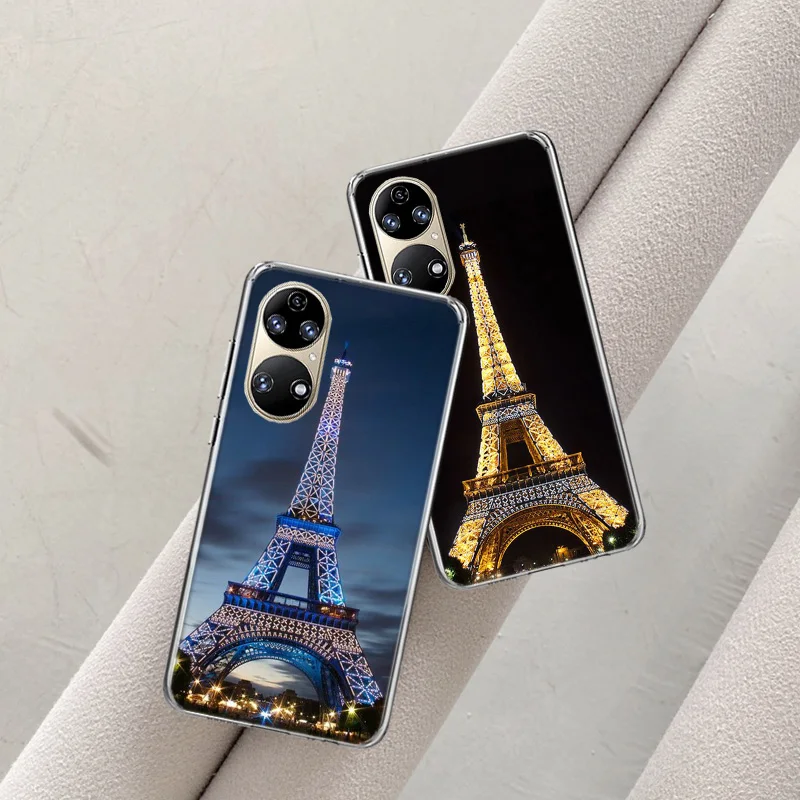 Чехол с Эйфелевой башней для Huawei P50 Pro P40 P30 Lite P20 P10 Mate 40 30 20 10 |