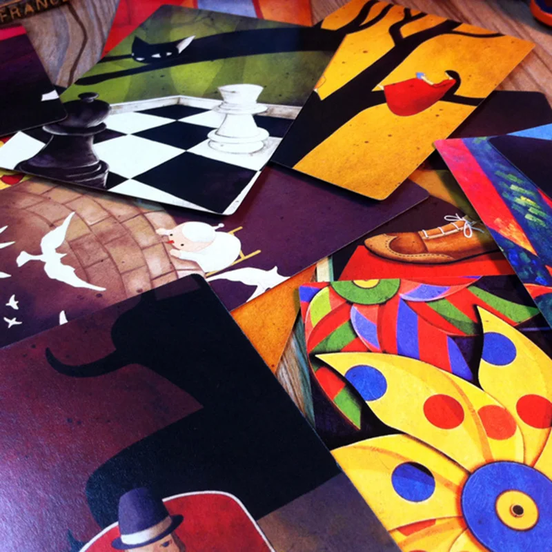 Новые слова настольная игра расширения версии иллюстрации 110 шт карты Обучающие