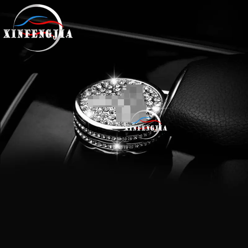 

For Mercedes-Benz A B CLA GLA Class W176 C117 X156 W246 Crystal Style Center Multimedia Switch Trim Cover