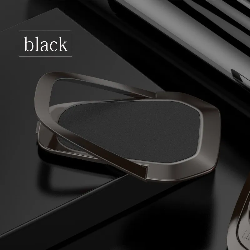 E-black Общая Подставка-кольцо под Пальцы для телефона 360 Градусов Подставка для samsung Xiaomi iPhone X 7 6 55 5S plus смартфон планшет - Цвет: E-black