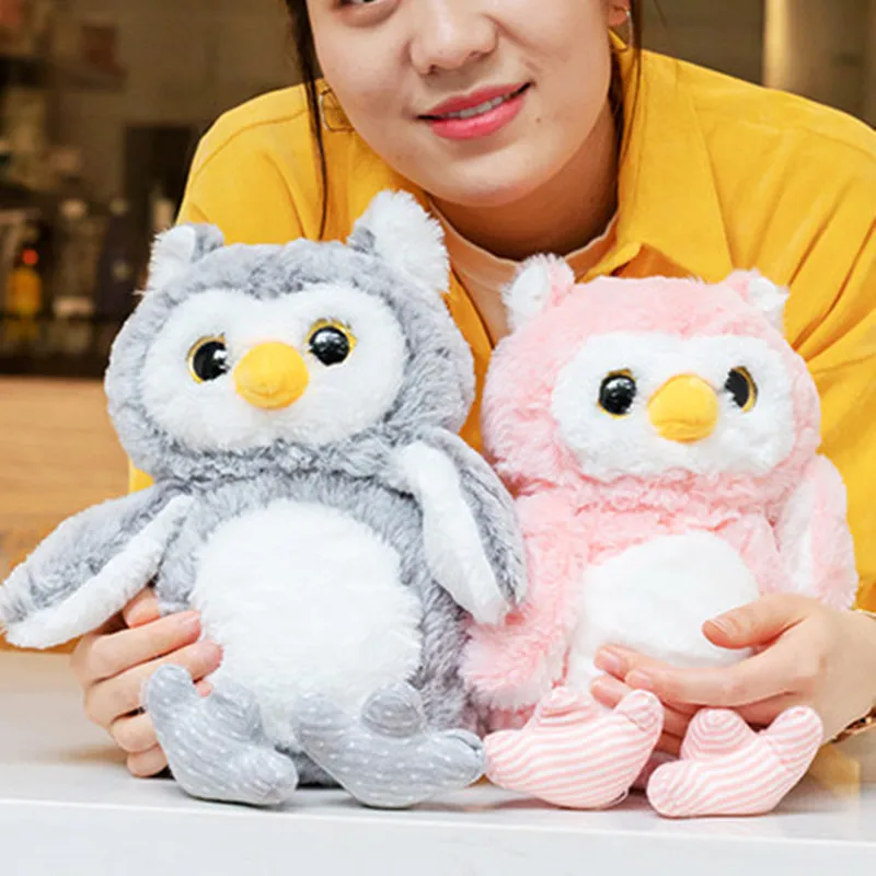 С милой совой мягкая плюшевая игрушка кукла-птичка бойфренд подушка обувь для