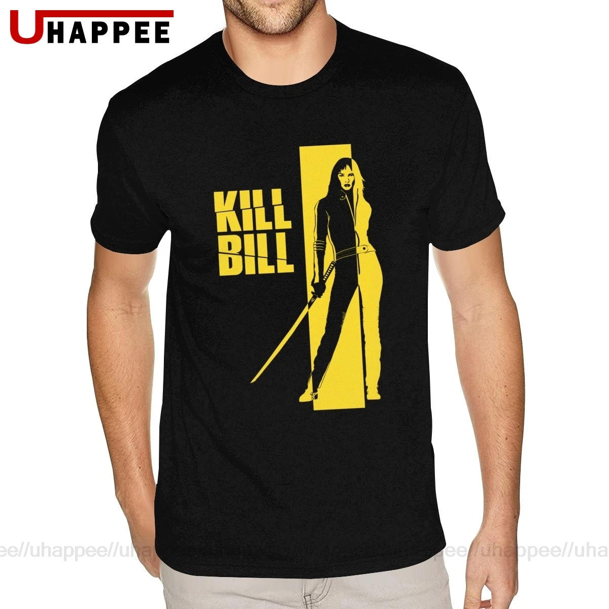 Крутая футболка Kill Bill Мужская мягкая хлопковая с короткими рукавами и круглым