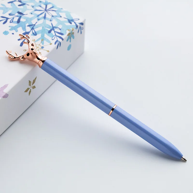 Роскошная шариковая ручка с головой оленя металлические высококачественные