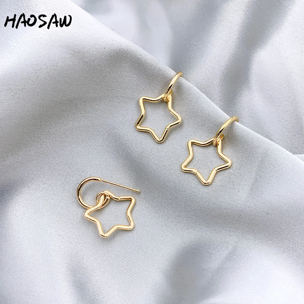 HAOSAW 9*14 мм 4 шт./лот DIY Изготовление ювелирных изделий/звезды/ручная