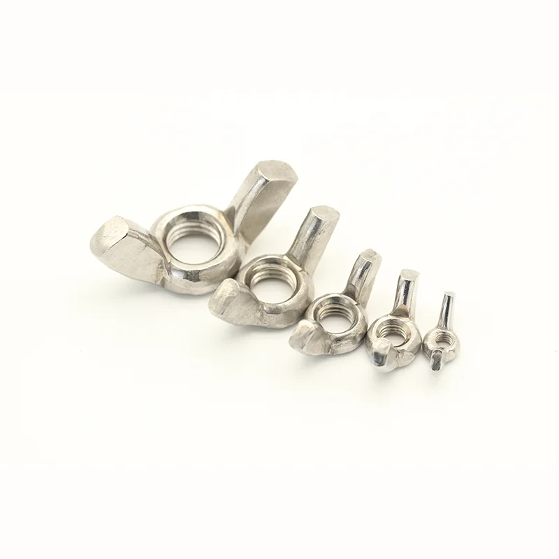 Винт нержавеющей стали бабочка гайка 5-10шт M10 M12 Стальные крыльчатые гайки цинковое покрытие Ручная затяжка гайки DIN315.