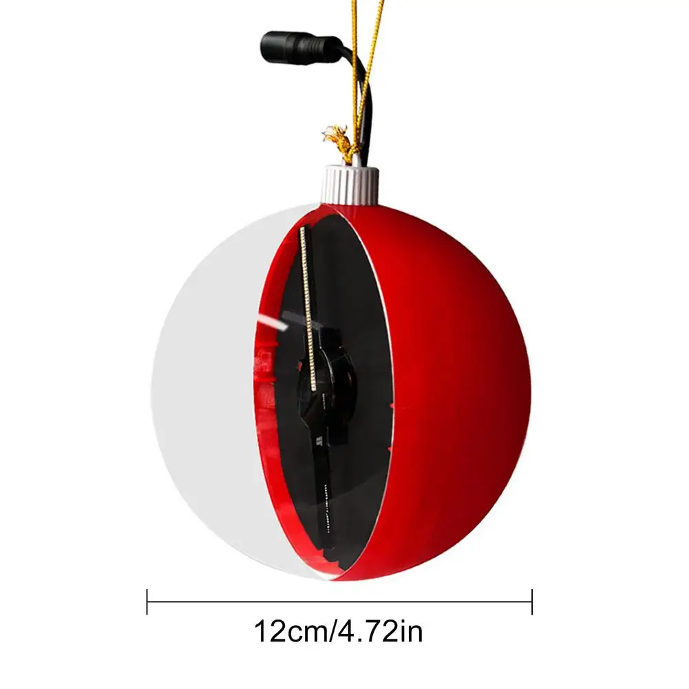 

3D Holographic Christmas Ball Decoration Christmas Tree Decor Novelty Fun Gift Festival Party Ornament Happy New Year Decoration