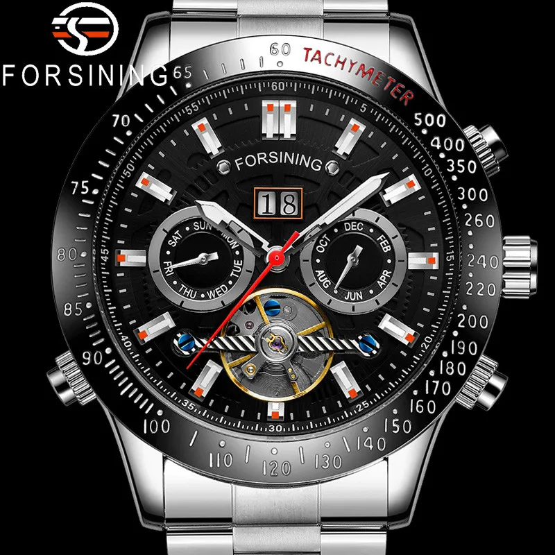 Часы наручные FORSINING Мужские автоматические механические спортивные брендовые