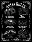 Жестяной знак Ouija правила доски 20x30 см