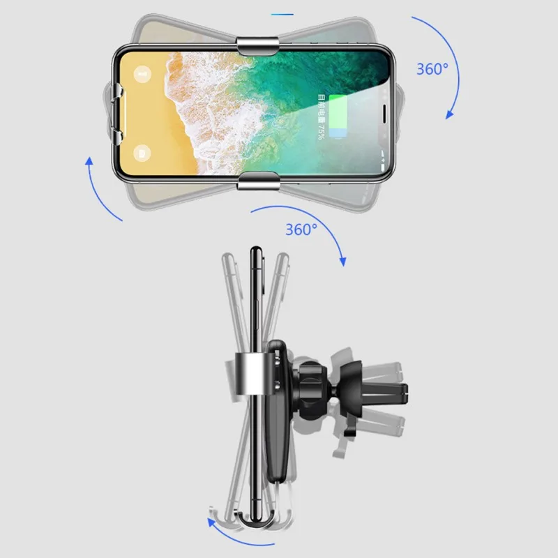 Универсальный автомобильный держатель для телефона вентиляционное отверстие