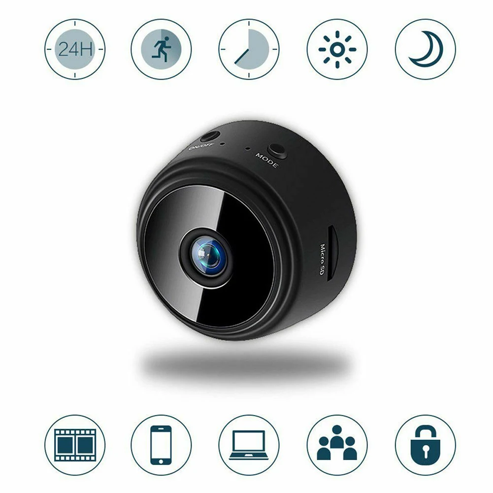 

HD 1080P Night Vision Magnetic Mini WiFi Camera Safety Wireless Video Camcorder 2020