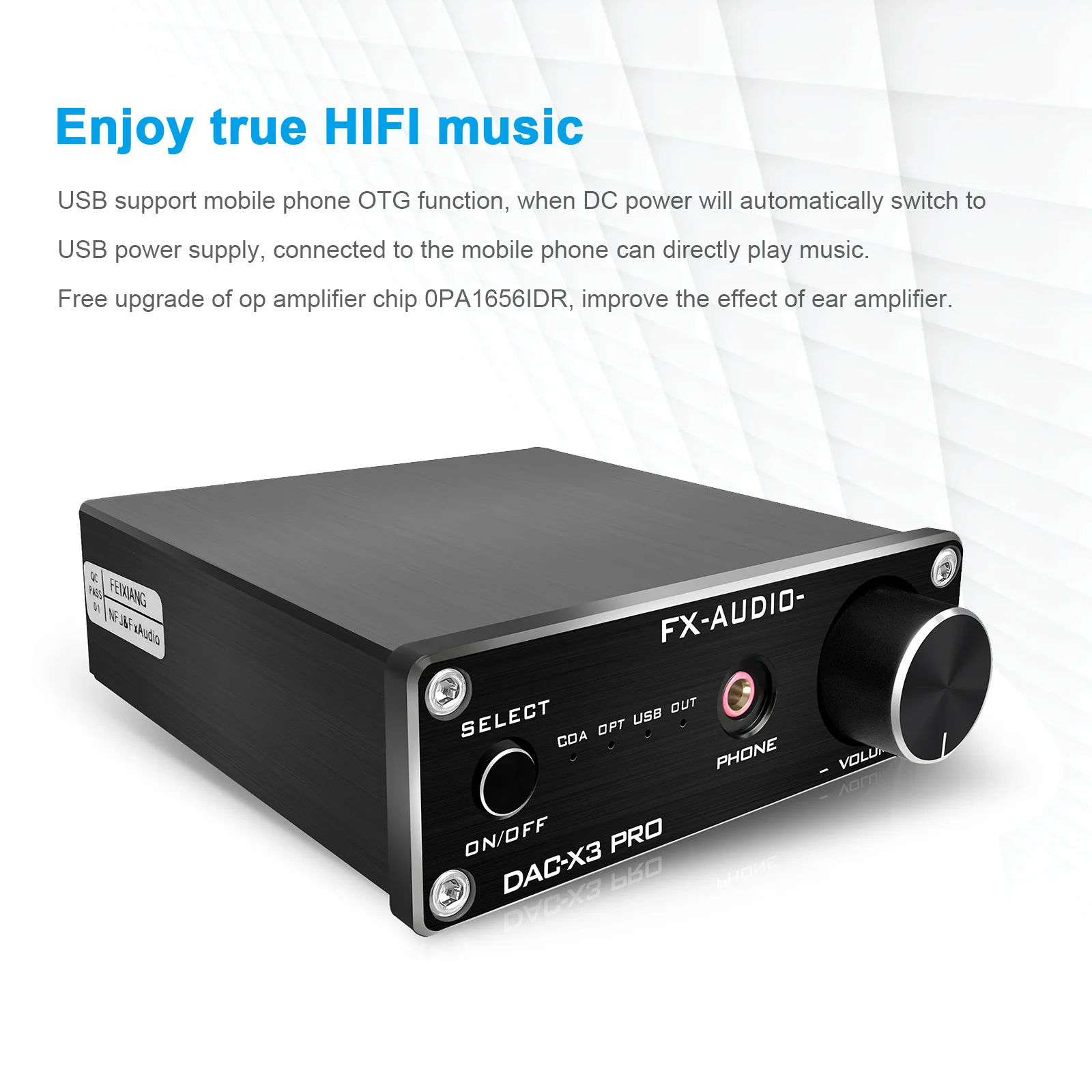 2021 FX-Audio New X3PRO DAC Digital to Analog Converter Headphone Amplifier Car Audio Optical/PC-USB/Coaxial DC5V | Электроника