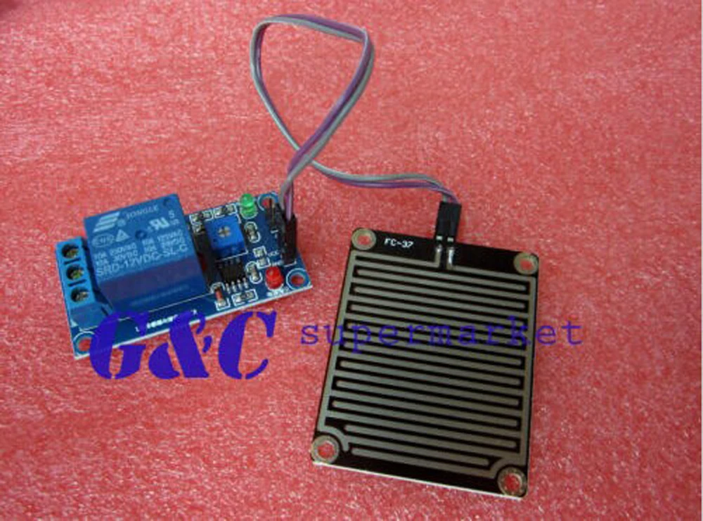 Модуль контроллера дождевых капель 1 шт. 5 В бытовая электроника сделай сам -