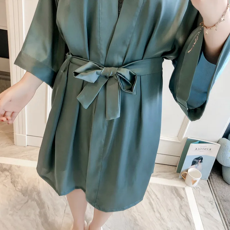 

Women Robes Solid Soft Long Sleeve Loose Oversize Sleepwear Womens New Elegant Comfortable Soft Breathable Korean Style Home