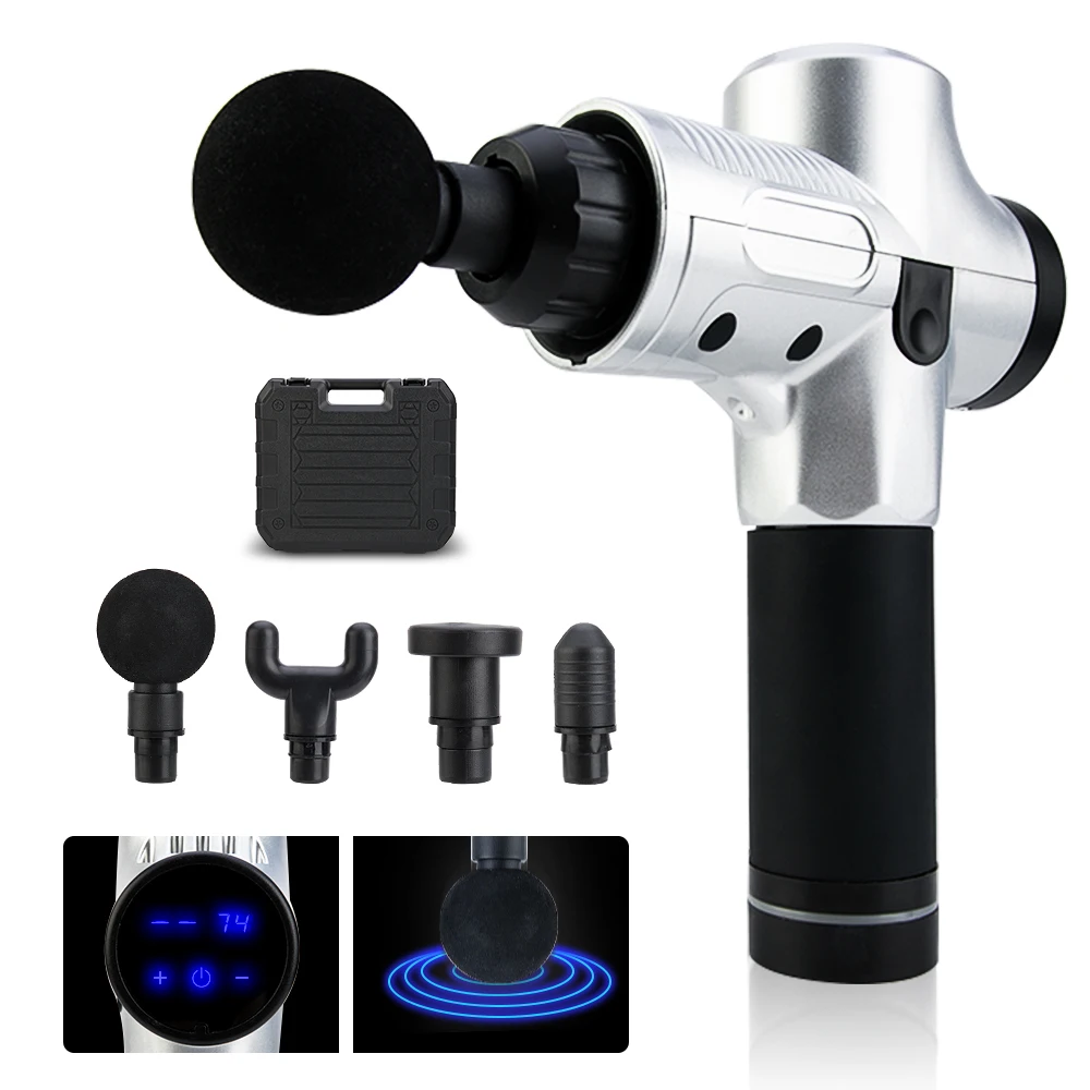 3300об/мин Электрический мышечный массажер стимулятор фасции массажный пистолет