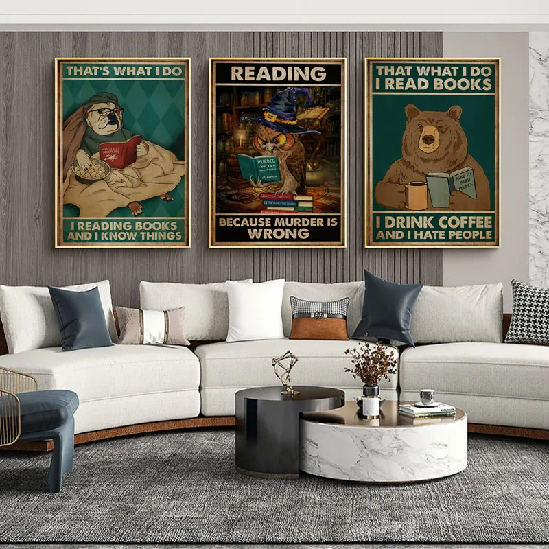 Я читаю книги и знаю вещи книжные плакаты принты искусство на стену картина для