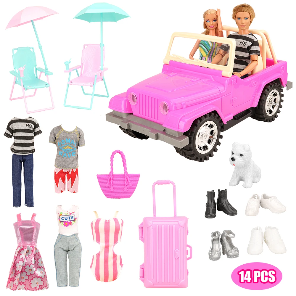 Подарок на день рождения Рождество 14 предметов/комплект аксессуары для кукол = 1