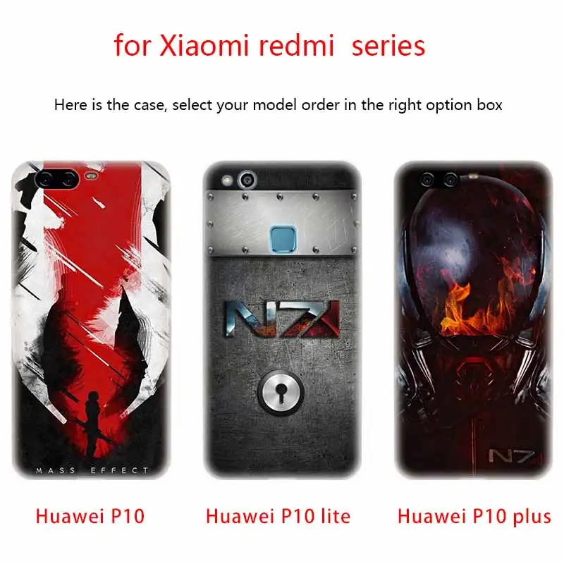 N7 Mass Effect TPU Soft Phone Case For Huawei P50 P40 P30 P20 Pro Lite p30lite p50lite P samrt Z 2020 2019 Cover | Мобильные