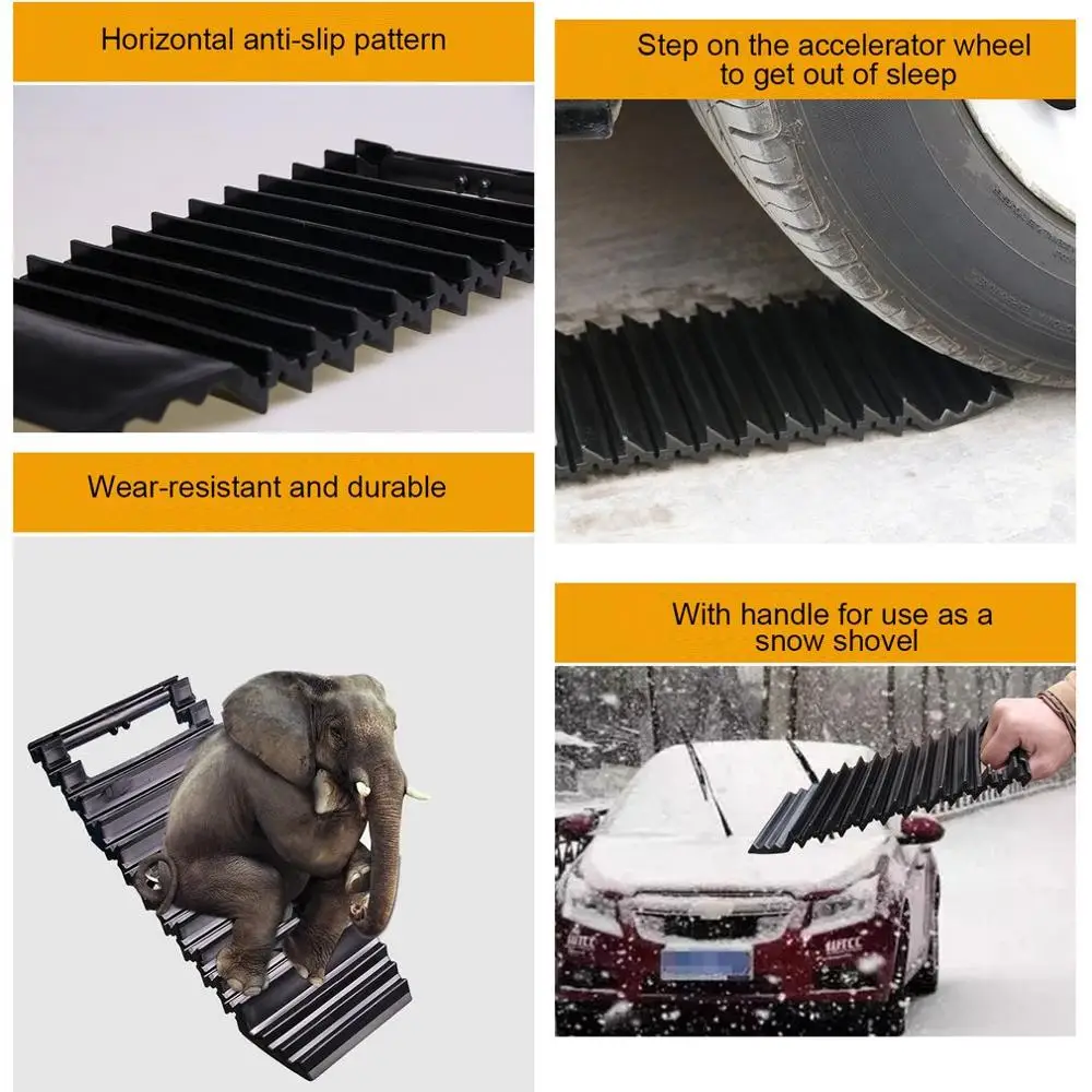 New Auto Snow Chains Car Mud Tire Traction Mat Wheel Chain Non-slip Anti Slip Grip Tracks Tools Self-rescue Escape Plate | Автомобили и