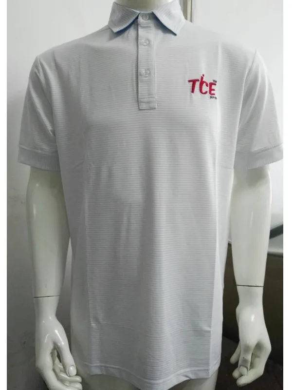 Футболка в полоску для гольфа из материала TICE|Футболки гольфа| |