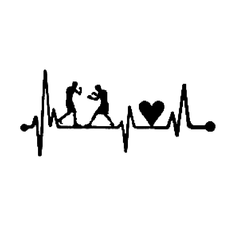 

17*7.6cm Sports Lifeline Heartbeat Decal Sticker Funny Car Window Bumper Novelty JDM Drift Vinyl Decal Sticker