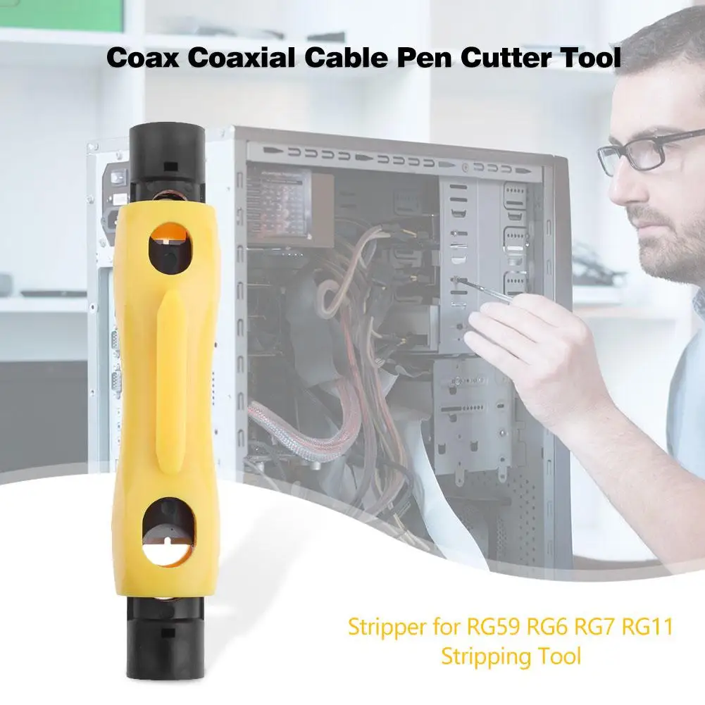 Инструмент для зачистки коаксиального кабеля резак инструмент проводов RG59 RG6 RG7